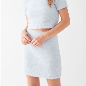 Finders Keepers Wildfire Fuzzy Mini Skirt